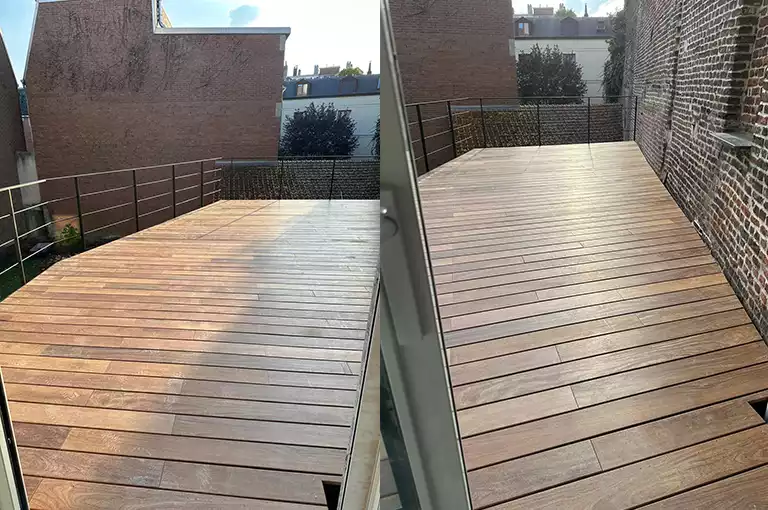 Terrasse en Cumaru UNEVIS® dans le Vieux-Lille (59)